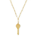 Cosmic Key Necklace in Gold
