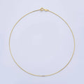 Snake Chain Necklace in Gold