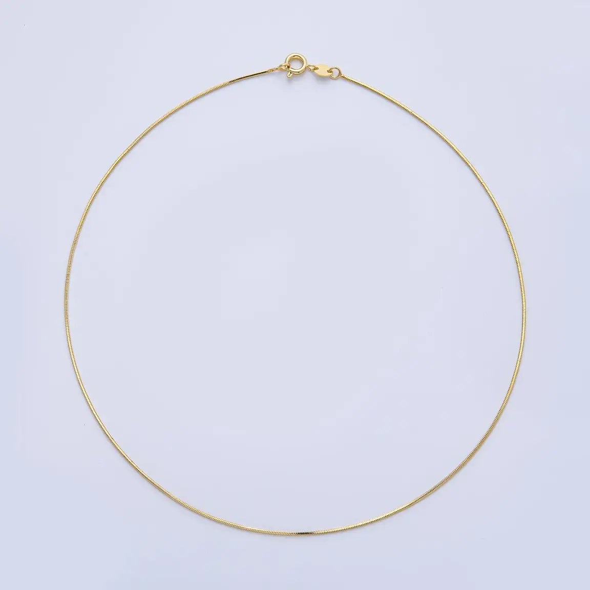 Snake Chain Necklace in Gold