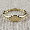 Orbit Signet Ring in Gold
