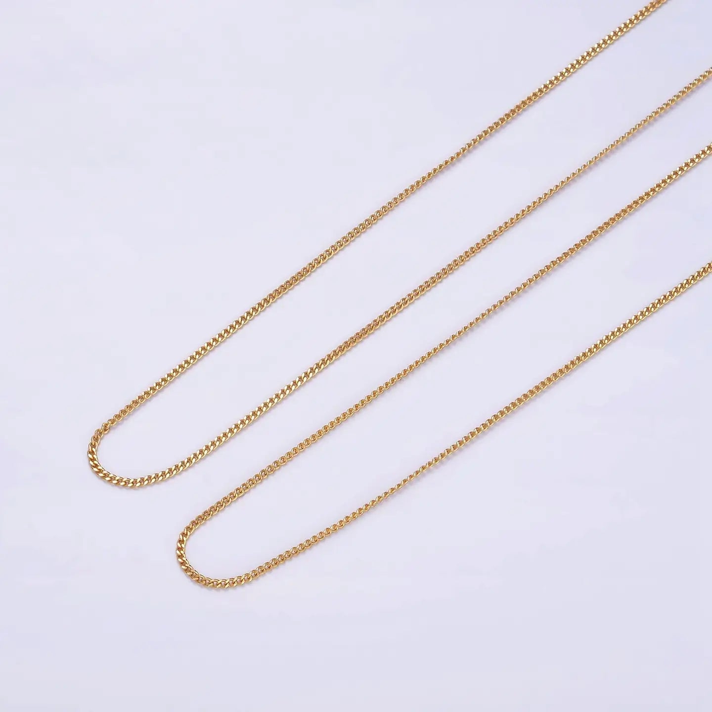 Gold Vermeil Cable Chain Necklace