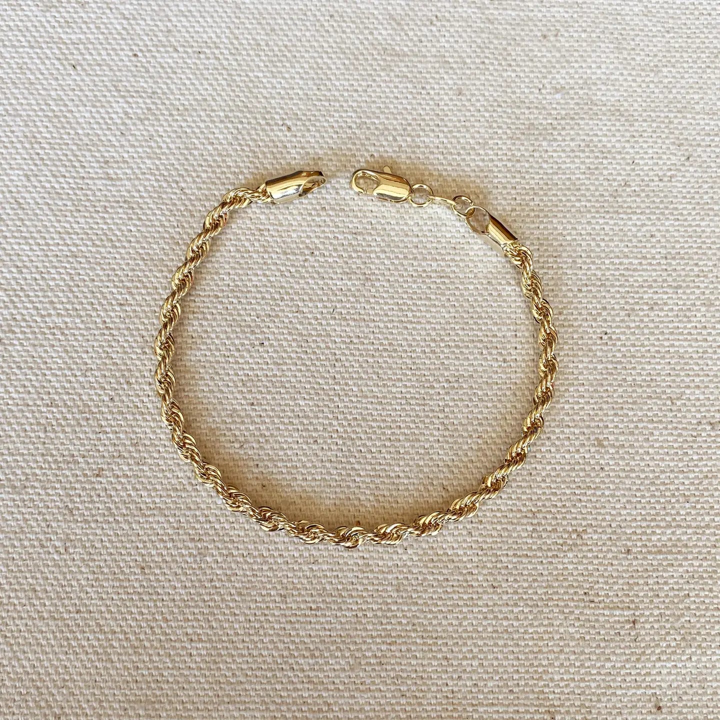 Essential Rope Chain Bracelet in Gold