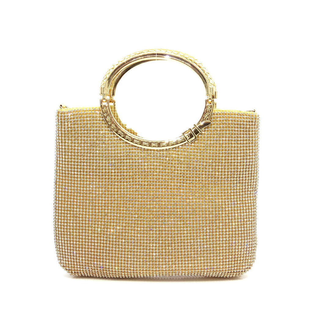 Gold Luxury Crystal Banquet Bag