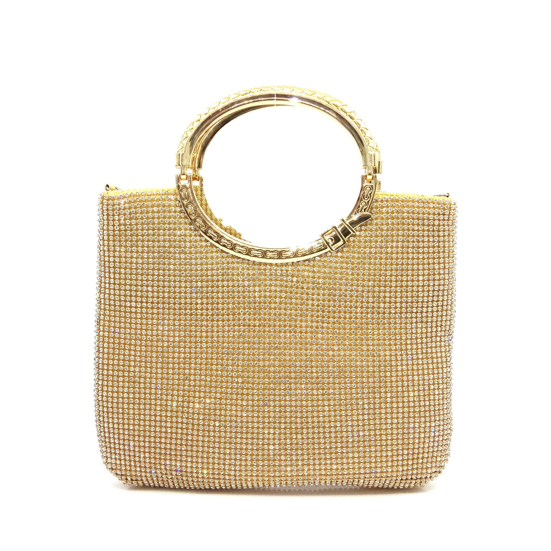 Gold Luxury Crystal Banquet Bag